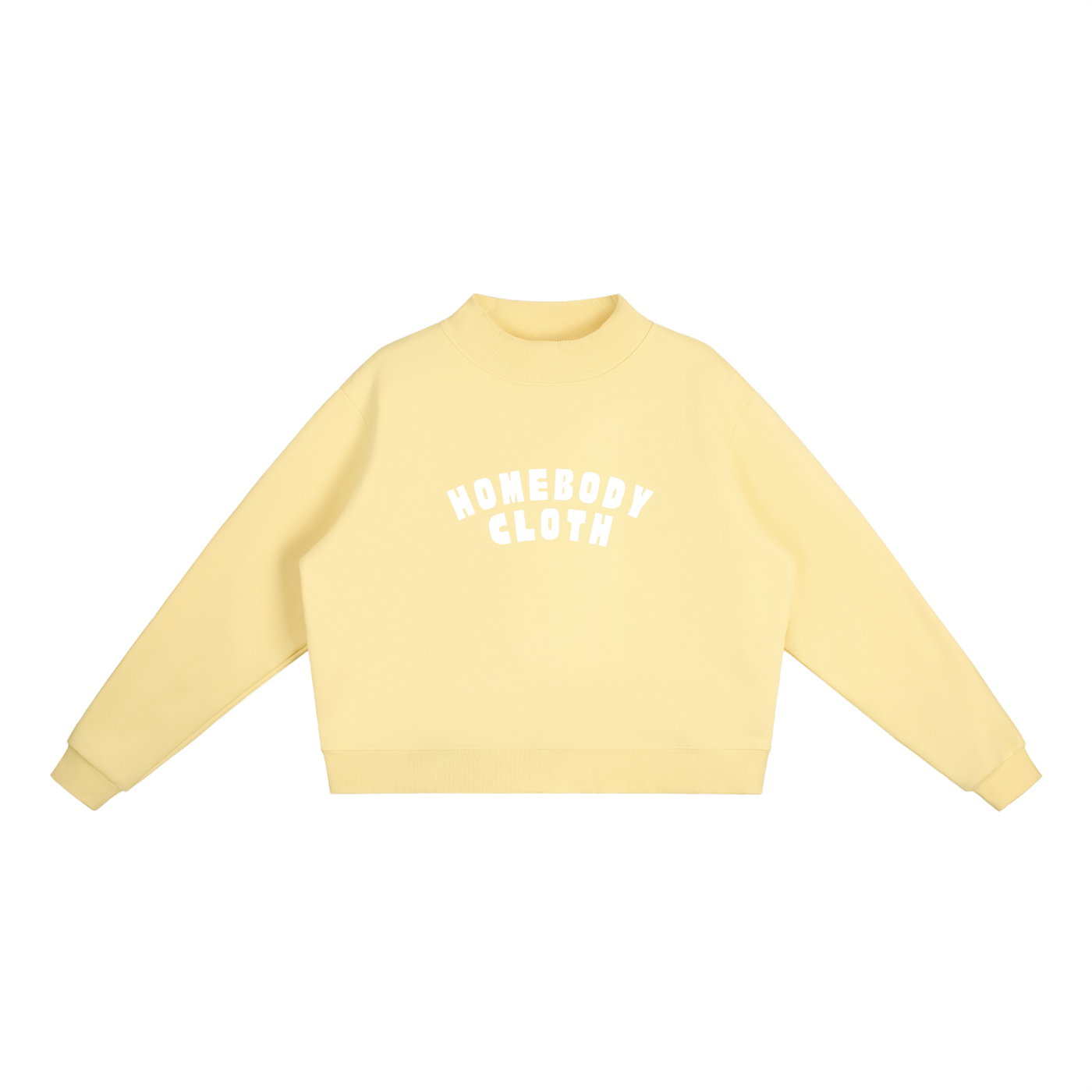 HomeBody Cloth Mock-Neck Sweatshirt