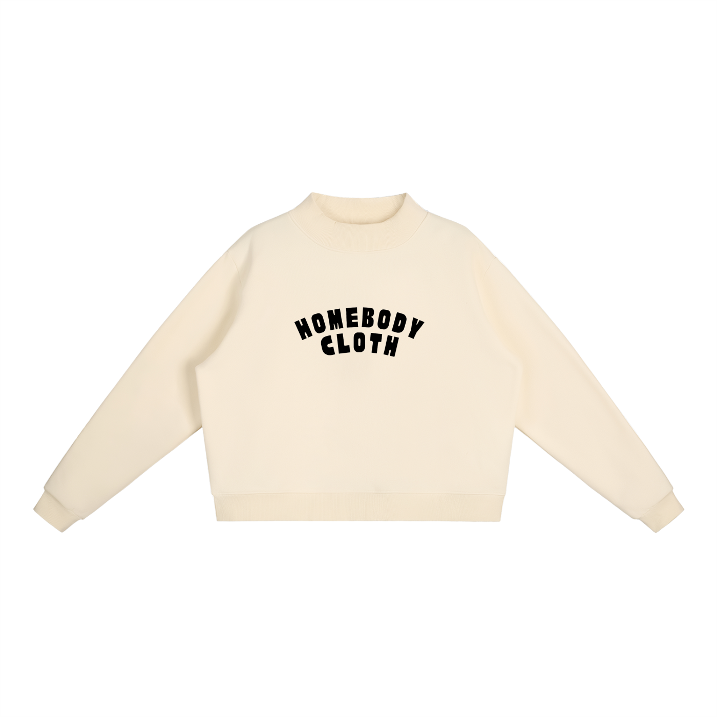 HomeBody Cloth Mock-Neck Sweatshirt