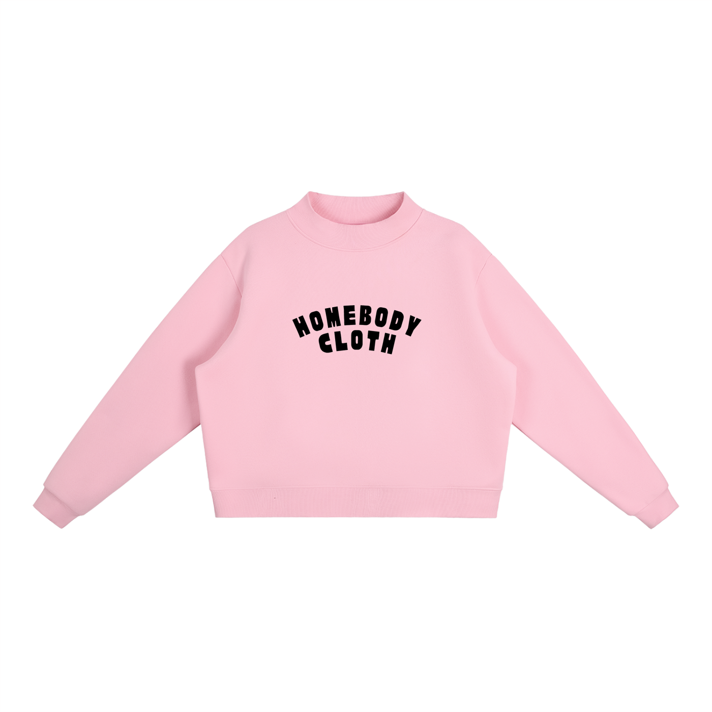 HomeBody Cloth Mock-Neck Sweatshirt