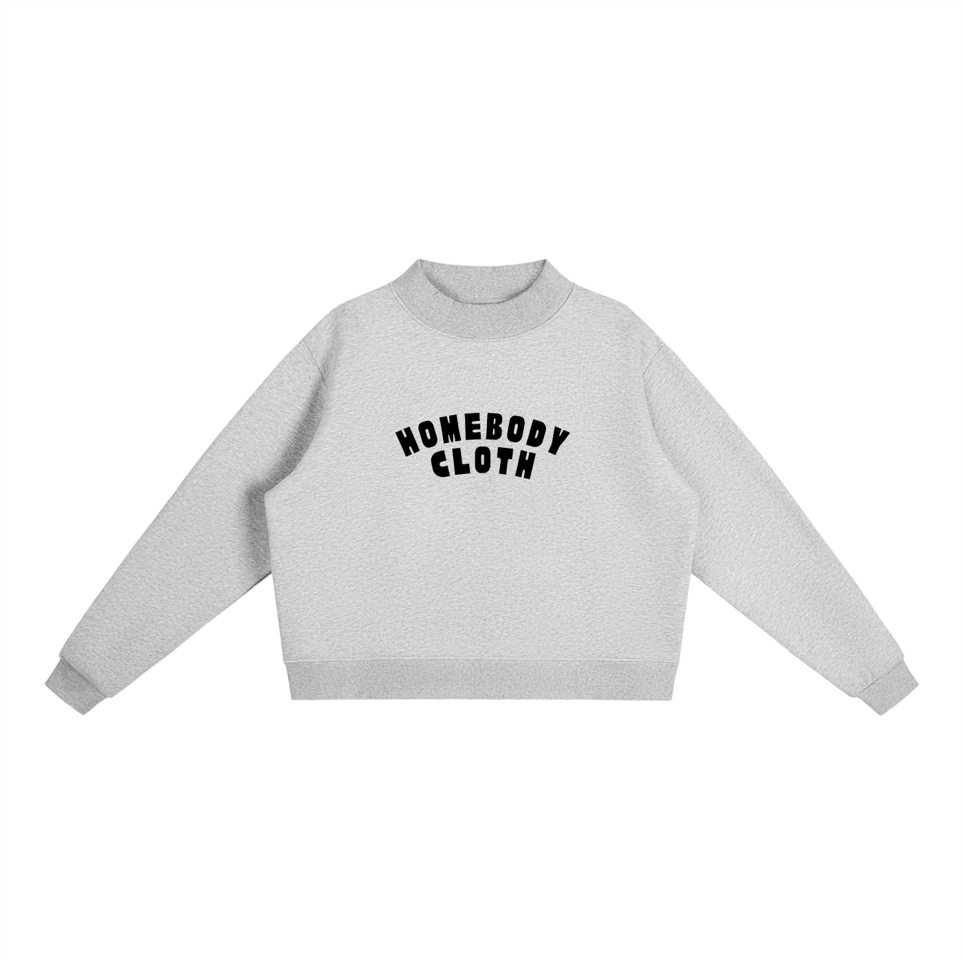 HomeBody Cloth Mock-Neck Sweatshirt