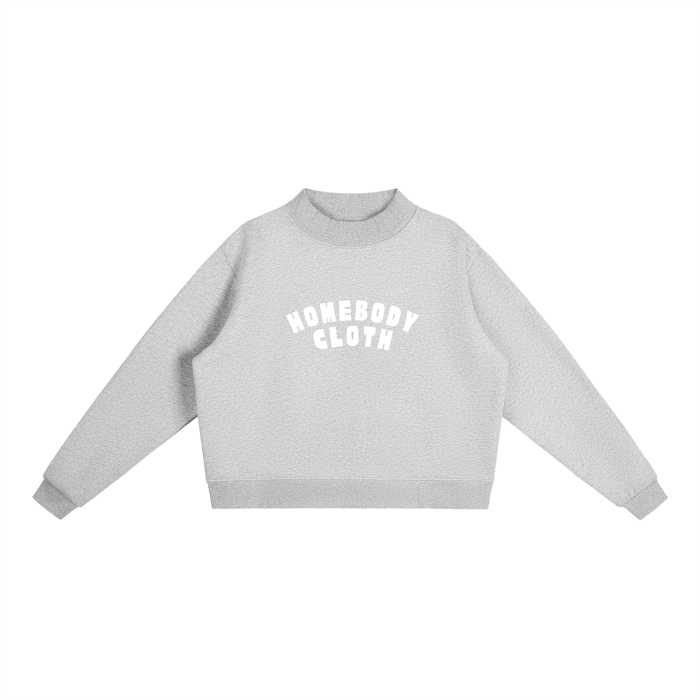 HomeBody Cloth Mock-Neck Sweatshirt