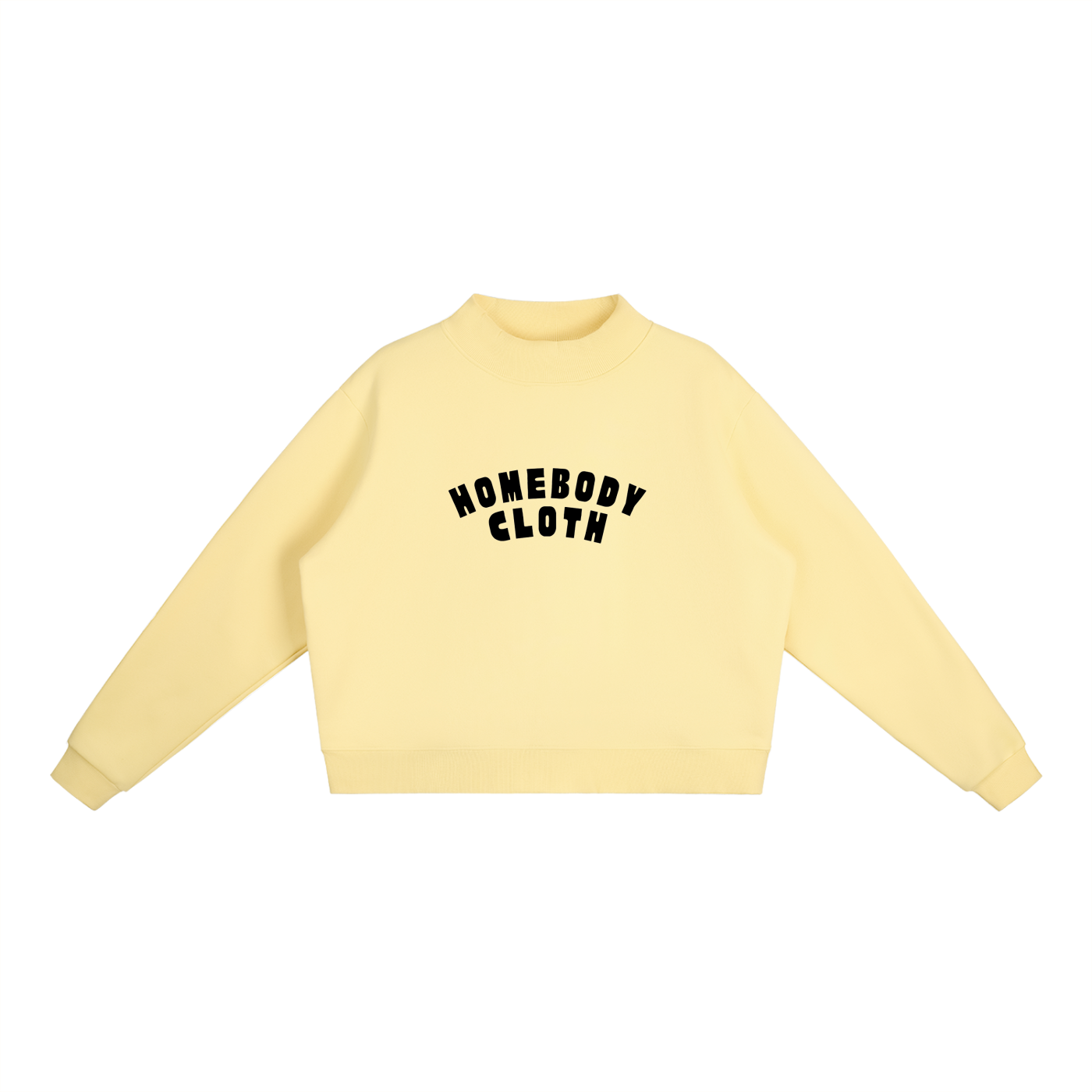 HomeBody Cloth Mock-Neck Sweatshirt