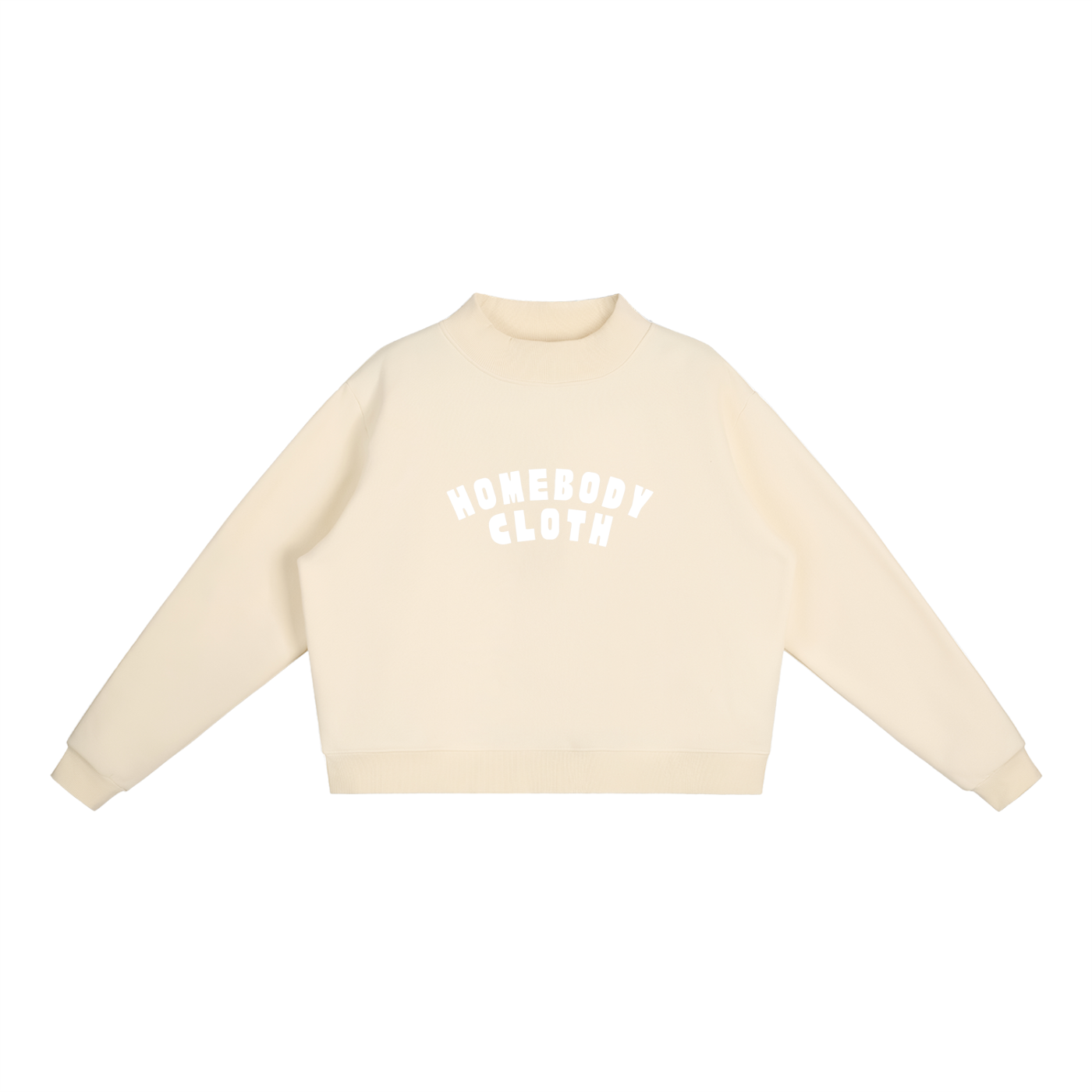 HomeBody Cloth Mock-Neck Sweatshirt