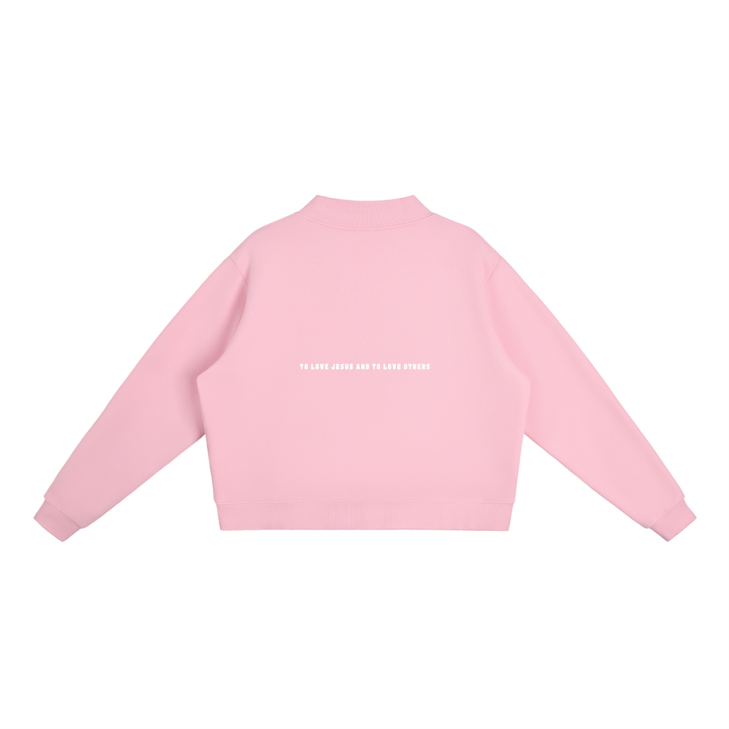HomeBody Cloth Mock-Neck Sweatshirt