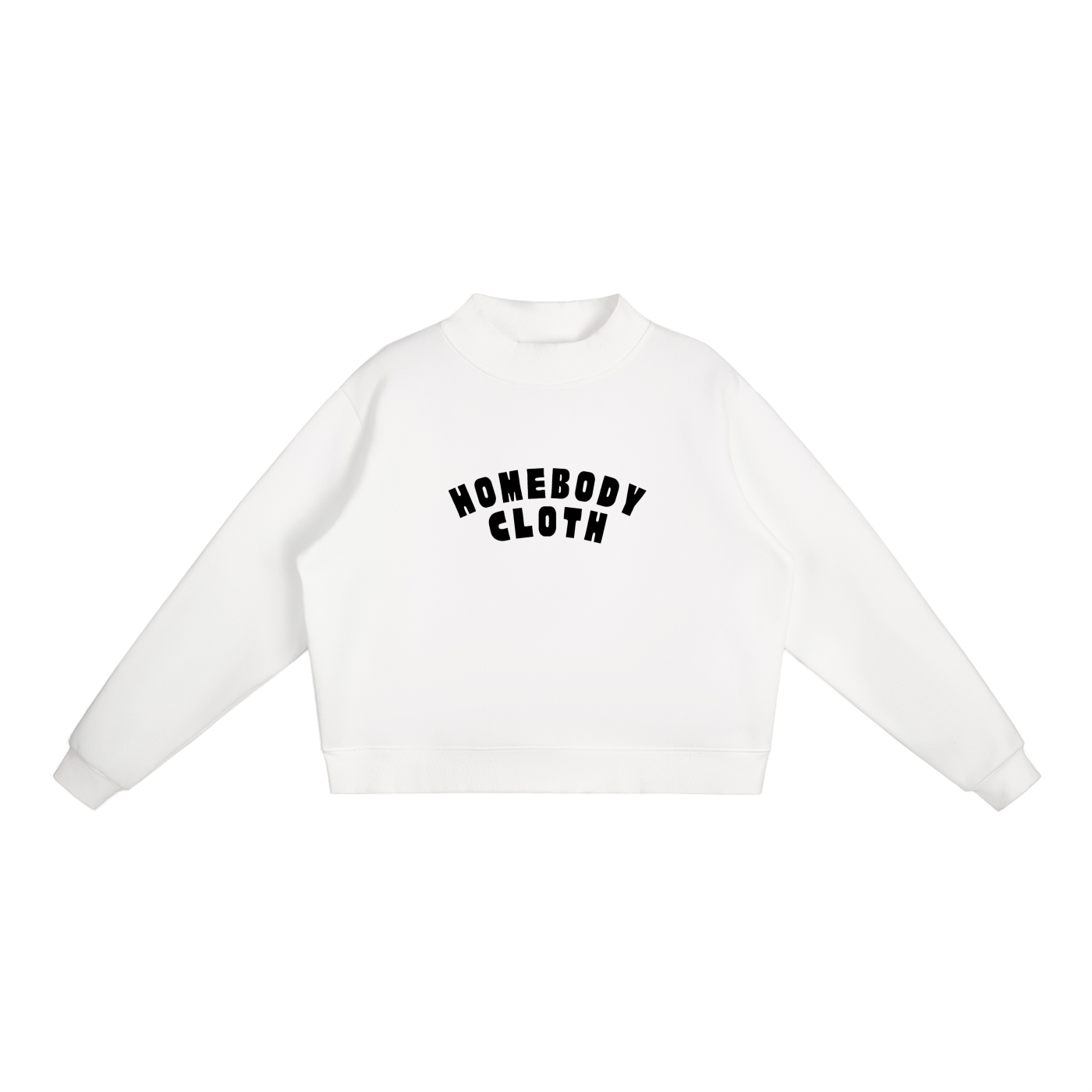 HomeBody Cloth Mock-Neck Sweatshirt